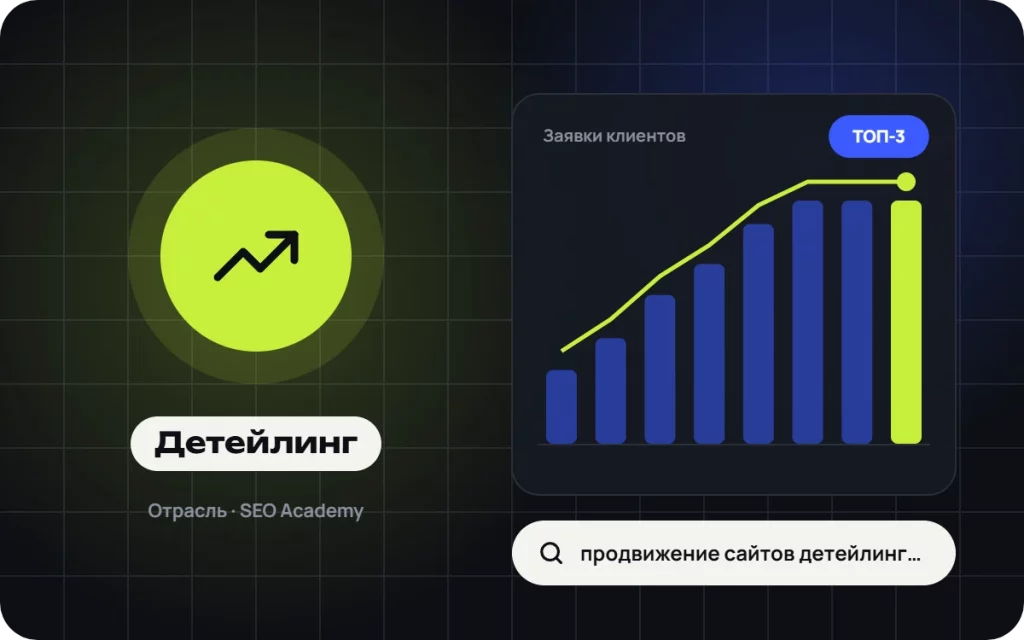 Продвижение сайтов детейлинг-центров